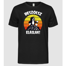 Pólómánia Kisvakond - Beszólsz Eláslak Retro - Férfi Alap póló