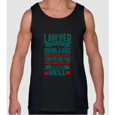 Pólómánia Lawyer it's easy as riding a bike... - Férfi Ujjatlan Trikó férfi póló