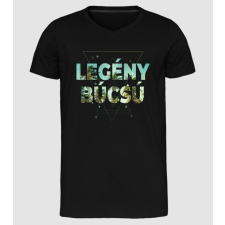 Pólómánia Legénybúcsú Beach - Férfi Prémium Slim-Fit V nyakú Póló férfi póló