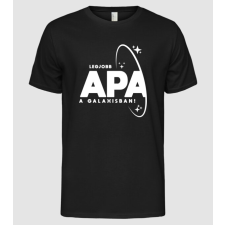 Pólómánia Legjobb a galaxisban apa fehérre - Férfi Alap póló férfi póló