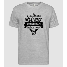 Pólómánia Legjobb KŐMŰVES csillagos szülinapos JÚNIUS - Férfi Alap póló férfi póló