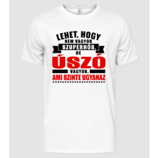 Pólómánia Lehet hogy nem vagyok szuperhős de ÚSZÓ - Férfi Alap póló férfi póló