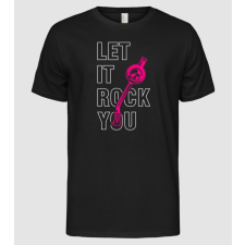 Pólómánia Let It Rock You - Férfi Alap póló férfi póló