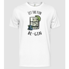 Pólómánia Let the fun be gin  - Férfi Alap póló férfi póló