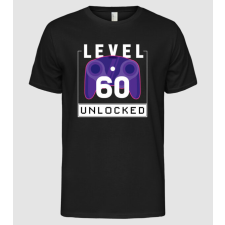 Pólómánia Level 60 Unlocked Gamer Születésnap - Férfi Alap póló férfi póló
