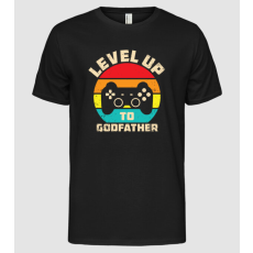 Pólómánia Level Up Godfather - Férfi Alap póló
