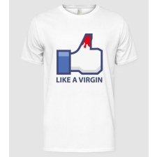 Pólómánia Like a virgin - Férfi Alap póló férfi póló