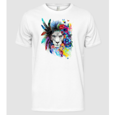 Pólómánia lion color jungle - Férfi Alap póló