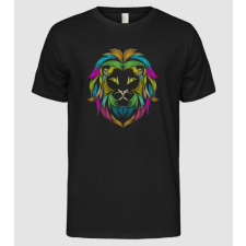 Pólómánia lion line art design - Férfi Alap póló férfi póló
