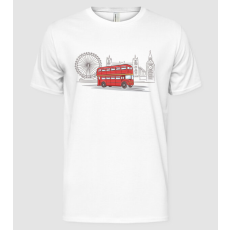 Pólómánia London Bus - Férfi Alap póló