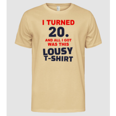 Pólómánia Lousy T-shirt 20 - Férfi Alap póló