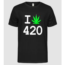 Pólómánia Love420 - Férfi Alap póló férfi póló