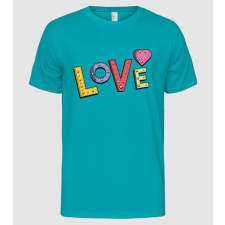 Pólómánia Love felirat Valentin napra - Férfi Alap póló férfi póló