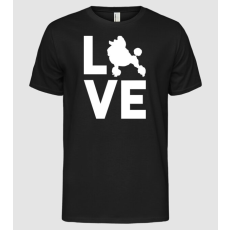 Pólómánia LOVE Uszkár  - Férfi Alap póló