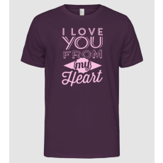 Pólómánia loveyoufrom - Férfi Alap póló