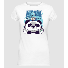 Pólómánia Lustálkodós Anime Panda - Női Alap póló női póló