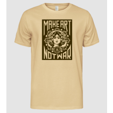 Pólómánia Make art, not war - Férfi Alap póló
