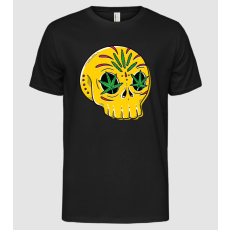 Pólómánia Marijuana Koponya - Férfi Alap póló