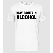 Pólómánia May contain alcohol - Férfi Alap póló férfi póló