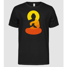 Pólómánia Meditáló szerzetes - Férfi Alap póló