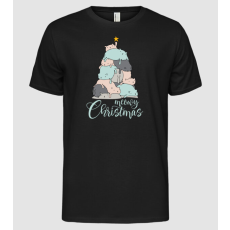 Pólómánia Meowy Christmas - Férfi Alap póló