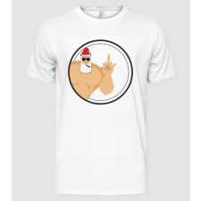 Pólómánia Merry F'in Xmas - Férfi Alap póló férfi póló