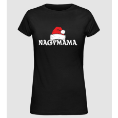 Pólómánia Mikulás sapka Nagymama - Női Alap póló