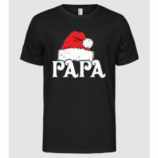 Pólómánia Mikulás sapka Papa - Férfi Alap póló