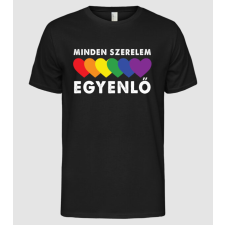 Pólómánia Minden szerelem egyenlő - Férfi Alap póló férfi póló