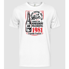 Pólómánia MINT A JÓ BOR 40 éves - Férfi Alap póló férfi póló