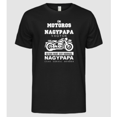 Pólómánia Motoros nagypapa vagyok - Férfi Alap póló