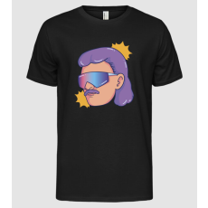 Pólómánia Mullet Fej Retró - Férfi Alap póló