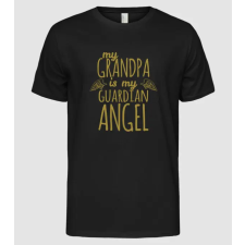 Pólómánia My grandpa is my guardian angel - Férfi Alap póló férfi póló