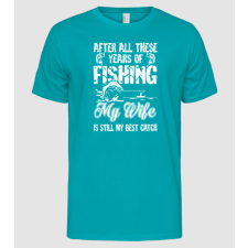 Pólómánia my wife best catch - Férfi Alap póló férfi póló