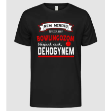 Pólómánia Nem mindig élvezem - bowlingozom - Férfi Alap póló férfi póló