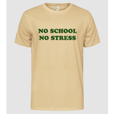 Pólómánia no school no stress - Férfi Alap póló