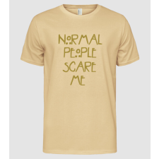 Pólómánia NORMALPEOPLESCAREME - Férfi Alap póló férfi póló