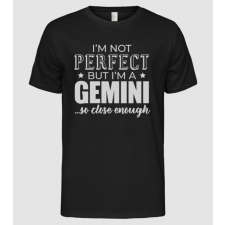 Pólómánia Not perfect, but GEMINI - Férfi Alap póló férfi póló