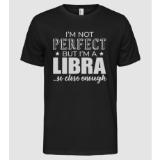 Pólómánia Not perfect, but LIBRA - Férfi Alap póló