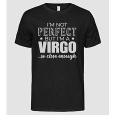 Pólómánia Not perfect, but VIRGO - Férfi Alap póló