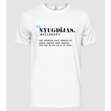 Pólómánia Nyugdíjas fogalma - Férfi Alap póló férfi póló