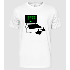 Pólómánia Oldschool Gamer - Férfi Alap póló