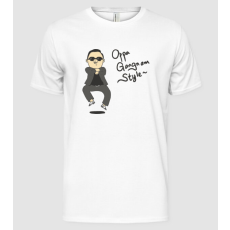 Pólómánia Oppa Gangnam Style - Férfi Alap póló