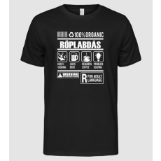 Pólómánia Organic RÖPLABDÁS - Férfi Alap póló