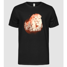 Pólómánia Oroszlán Természet póló - Férfi Alap póló