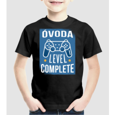 Pólómánia Óvoda level completed - Uniszex Gyerek Póló