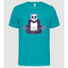 Pólómánia Panda Meditálás - Férfi Alap póló