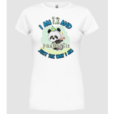 Pólómánia PANDASTIC 12 - Női Kerek nyakú Póló női póló