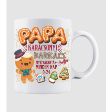 Pólómánia Papa karácsonyi barkácsbolt bögre méret - Fehér bögre bögrék, csészék