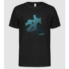 Pólómánia Parkour design póló - Férfi Alap póló férfi póló